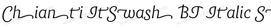 Chianti ItSwash BT Italic Swash字体转换